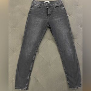 Zara skinny black jeans stretch size 8